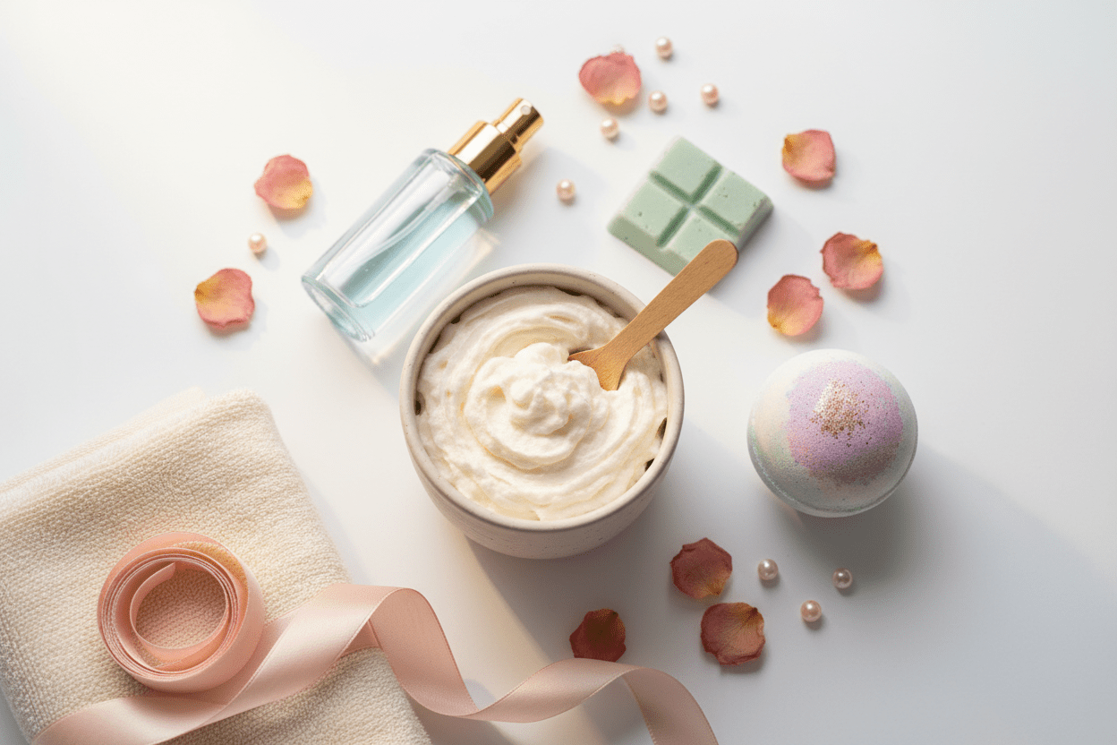 A curated selection of luxury fragrance gifts under £20 from COW Home & Body