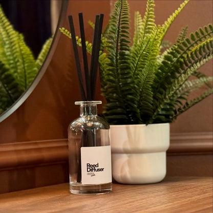 200ml Clear Glass Diffuser with Chunky Premium Reeds