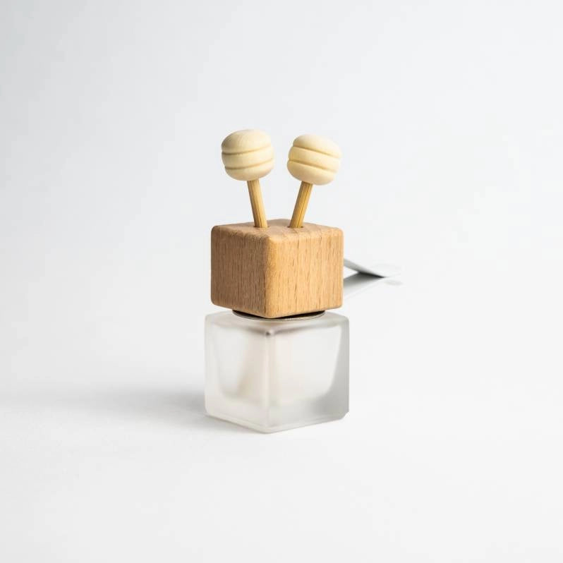 Empty Wooden Vent Clip-on Car Diffuser Jar