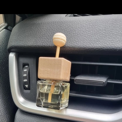 Empty Wooden Vent Clip-on Car Diffuser Jar