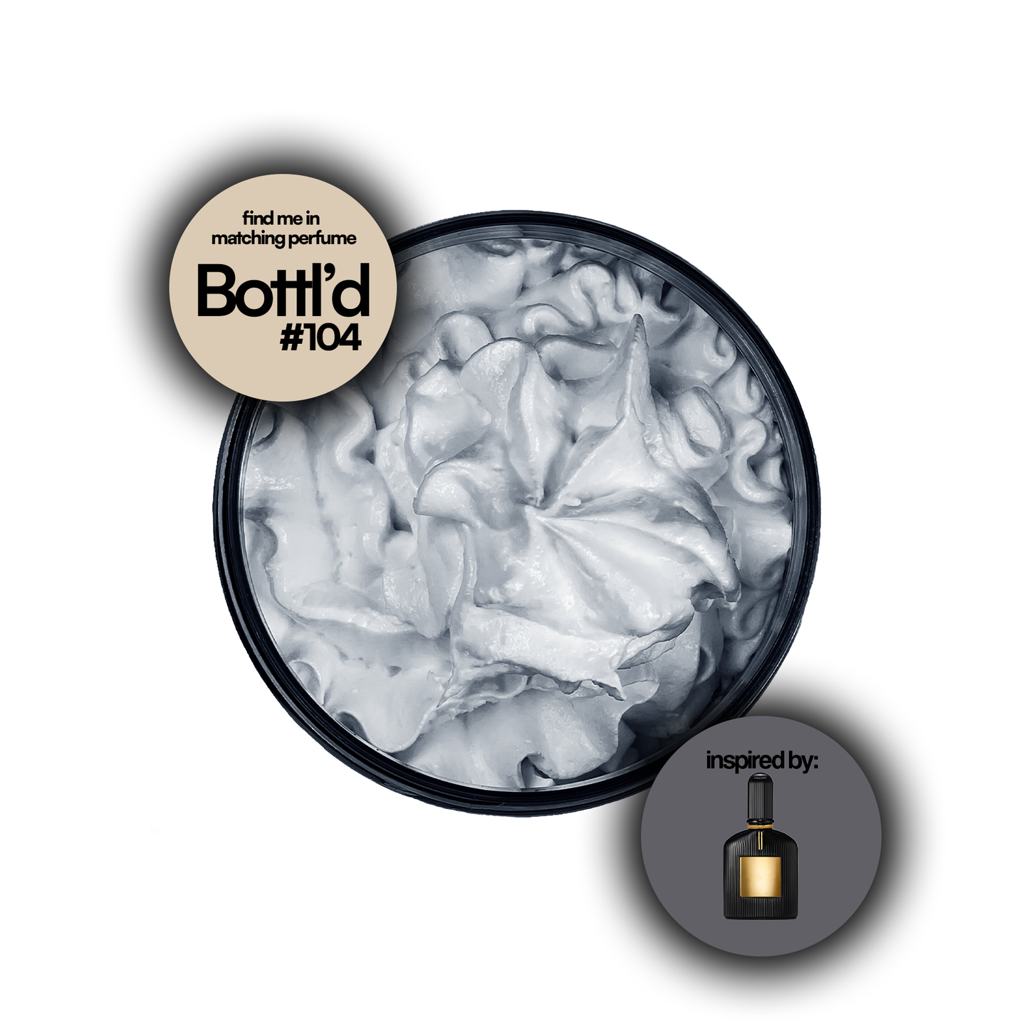 Black Orchid - Whipped Soap - COW Home & Body
