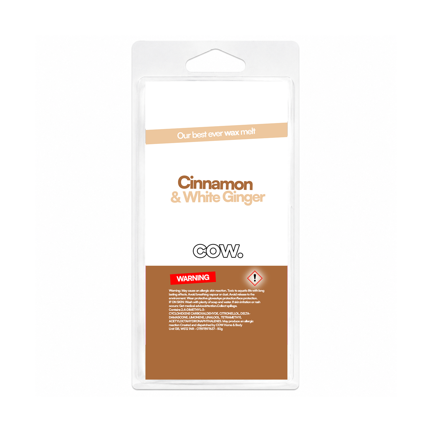Cinnamon & White Ginger - Wax