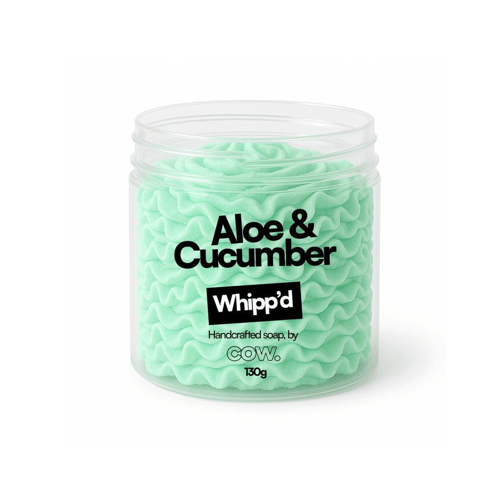 Aloe & Cucumber Whipped Soap | COW Home & Body