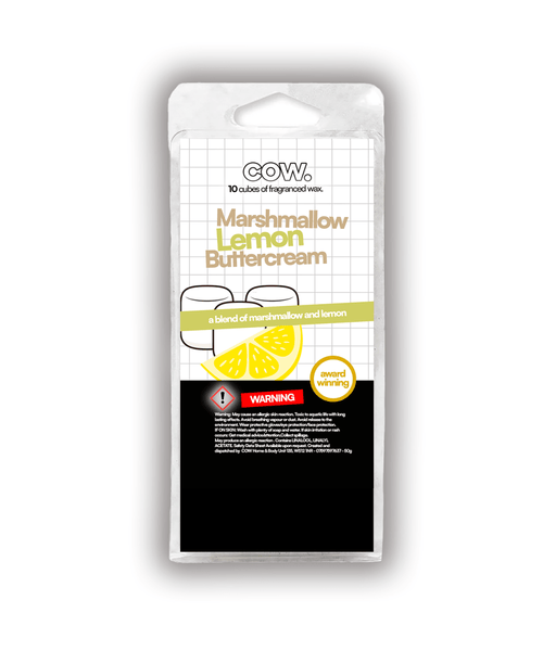 Marshmallow Lemon Buttercream Wax Melt Bar | COW Home & Body