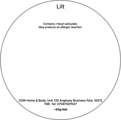 Lilt - Wax - COW Home & Body
