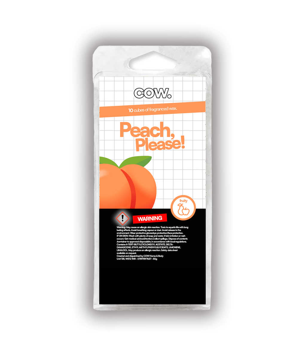 Peach Wax Melt Bar | COW Home & Body