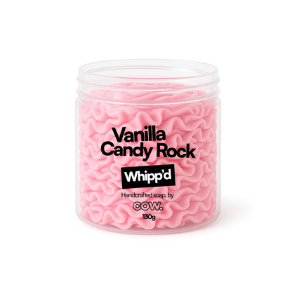Vanilla Candy Rock - Whipped Soap