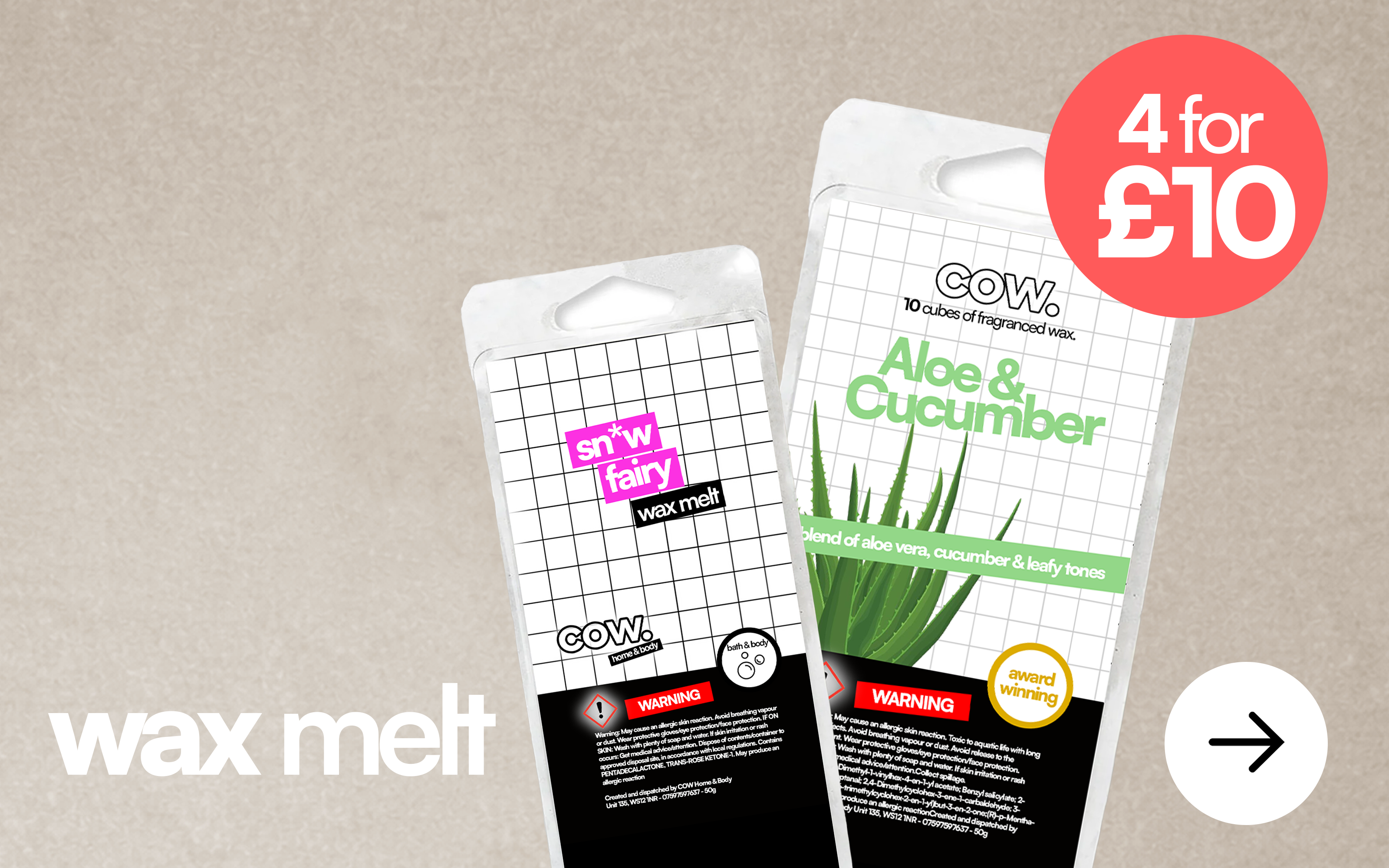 Wax Melt Bar | COW Home & Body